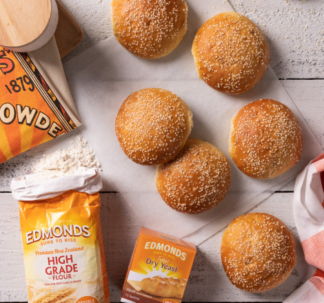 Burger Buns With Product